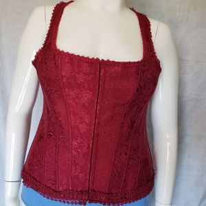 Red Halter Corset NWT Scarlet Witch